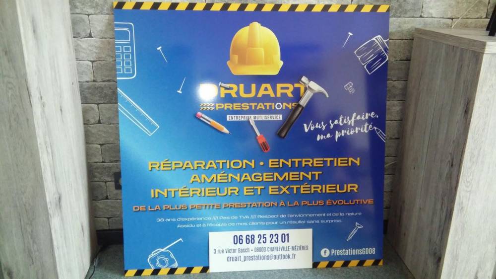 panneau de chantier